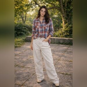 Panhandle Slim Plaid Western Shirt | XL